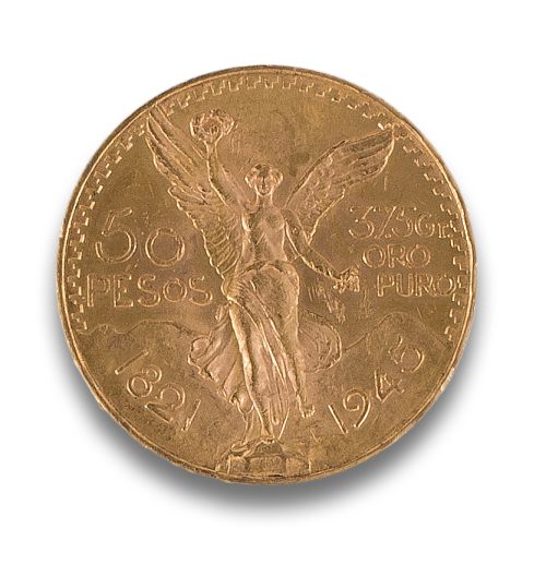 50 MEXICAN PESOS GOLD COIN