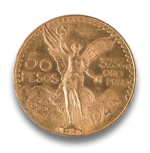 50 MEXICAN PESOS GOLD COIN