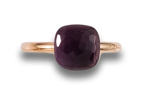 POMELLATO AMETHYST RING, IN YELLOW GOLD