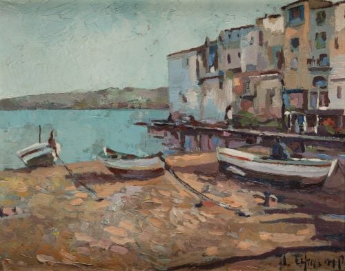 JOSE LUIS ECHEVARRIA Bilbao (1922) / Deceased "Fishing port