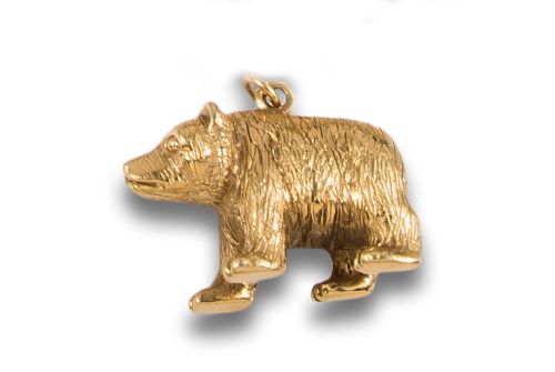 COLGANTE EN ORO EN FORMA DE OSO