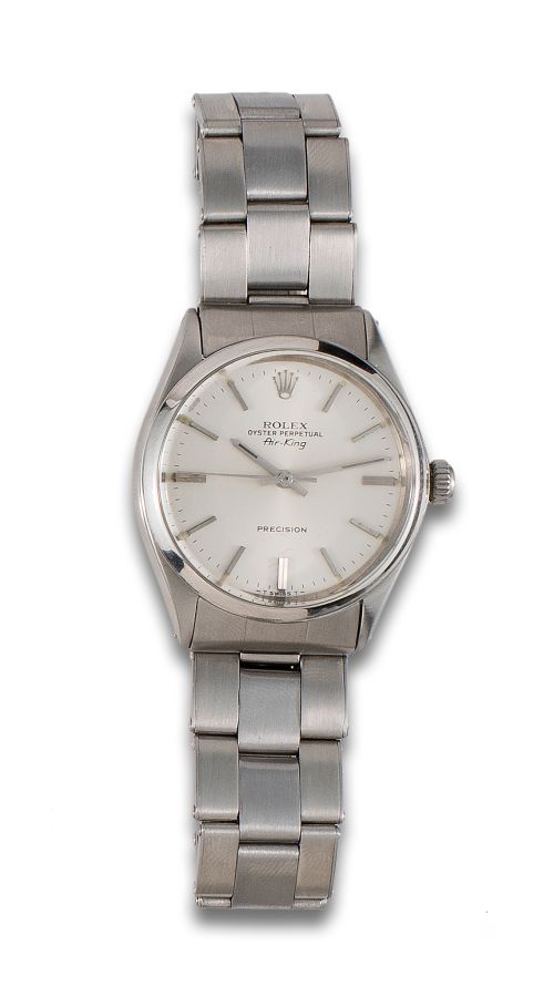 ROLEX AIRKING STEEL WRIST WATCH