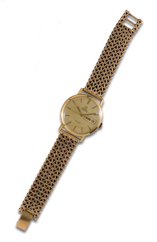 OMEGA DE VILLE WRISTWATCH IN YELLOW GOLD