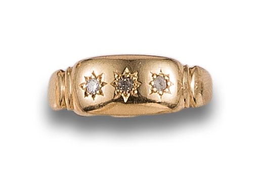 GOLD AND DIAMONDS RING