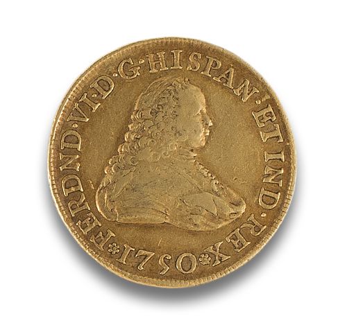 8 ESCUDOS COIN FROM 1750 IN GOLD