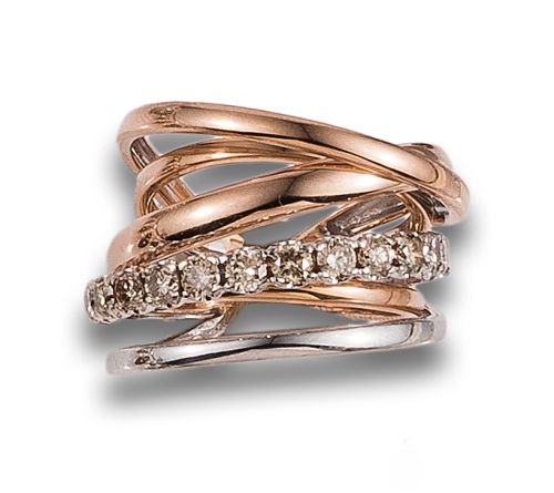 GOLD AND DIAMONDS RING