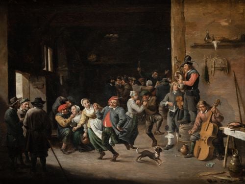 ABRAHAM TENIERS, ABRAHAM TENIERS Antwerp (1629 / 1670) "Dan