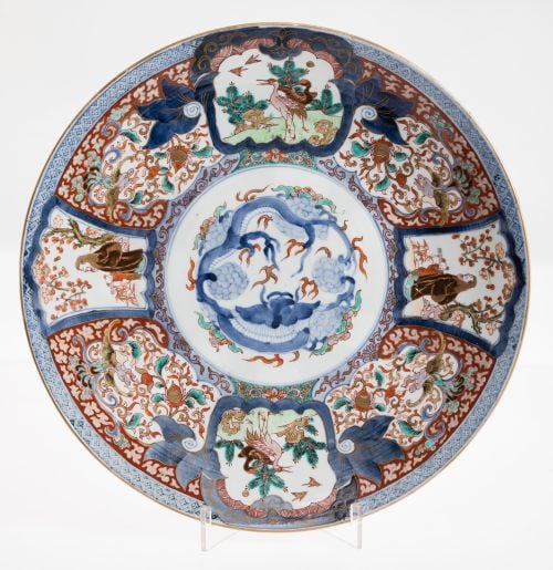 Japanese Imari porcelain plate, 19th century