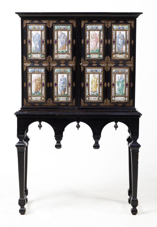 Cabinet following Italian models of the 17th century