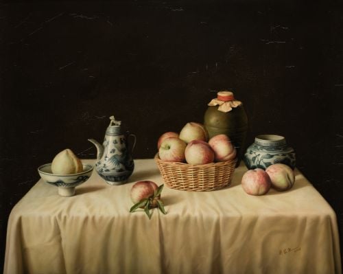 WU JIALI, WU JIALI Fushun, China (1963) "Still Life with Ap