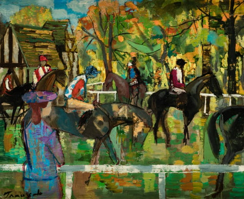 EMILIO GRAU SALA, "Deauville", 1963, Óleo sobre lienzo