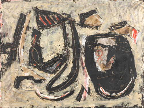 ALBERT VILADROSA, "Composición", 1989, Técnica mixta sobre 