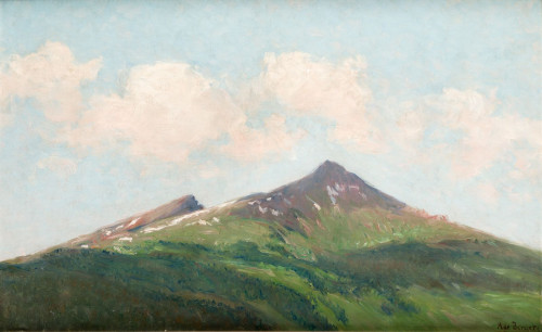 AURELIANO DE BERUETE Y MORET, "Paisaje", Óleo sobre lienzo