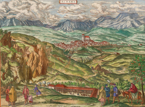 F. HOGENBERG Y J. HOEFNAGEL S.XVI/., "Alhama de Granada",